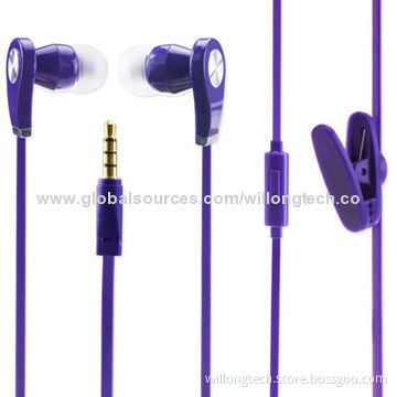 Colorful Hot Selling Noise-cancelling In-ear Earphones for Mobile Phones with Deep Bass
